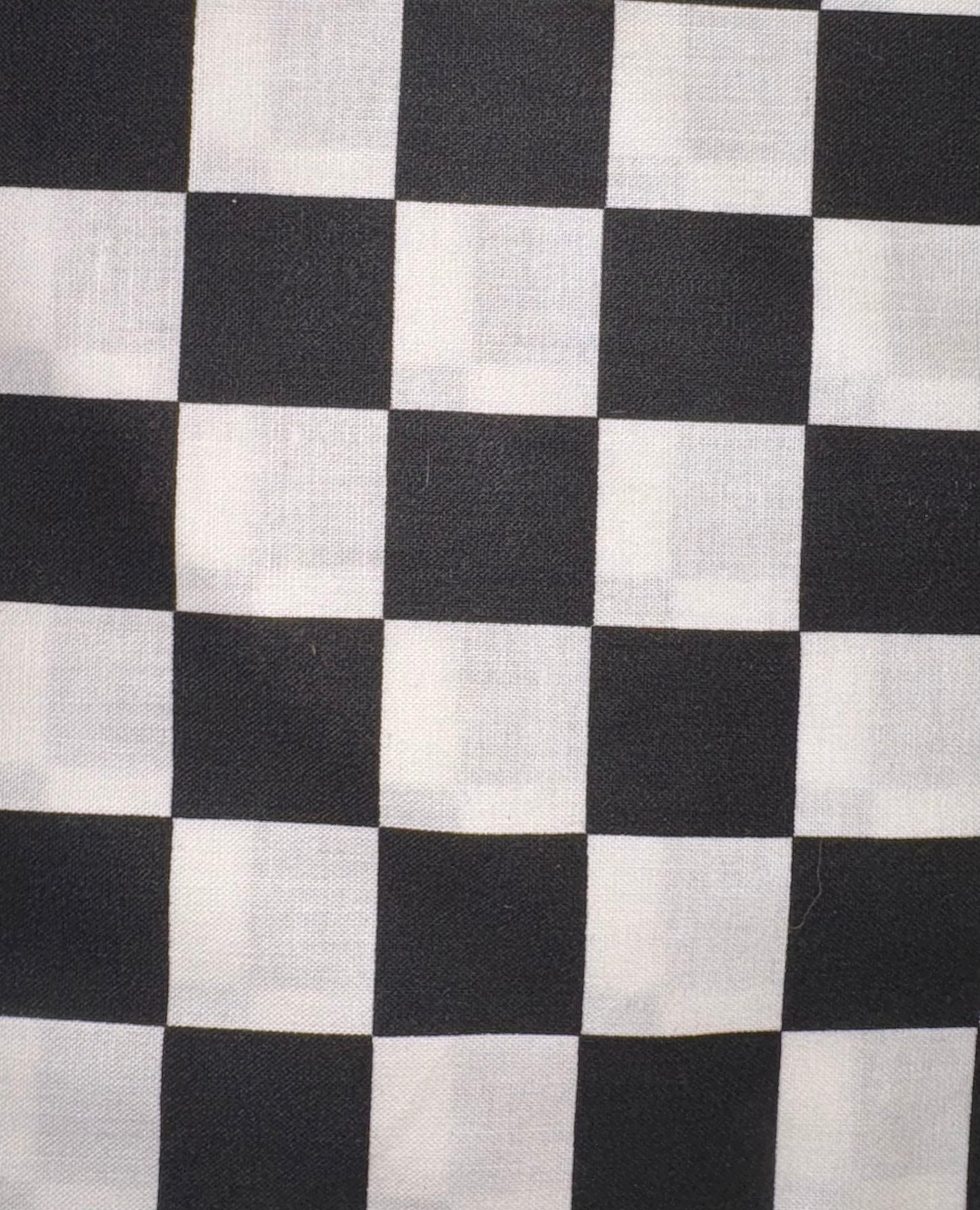 Medium Black + White Check