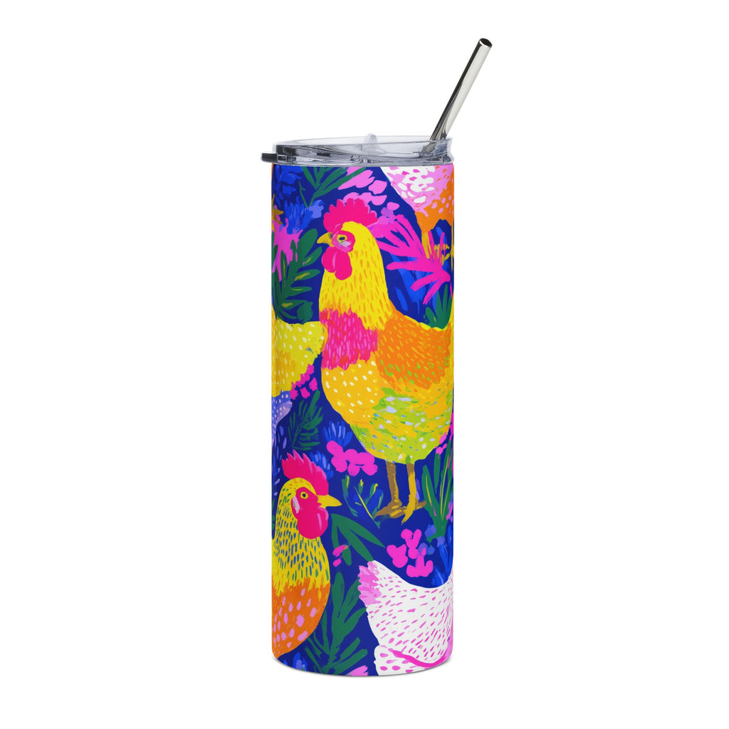 Vibrant Chicken Stainless Steel Tumbler 20oz