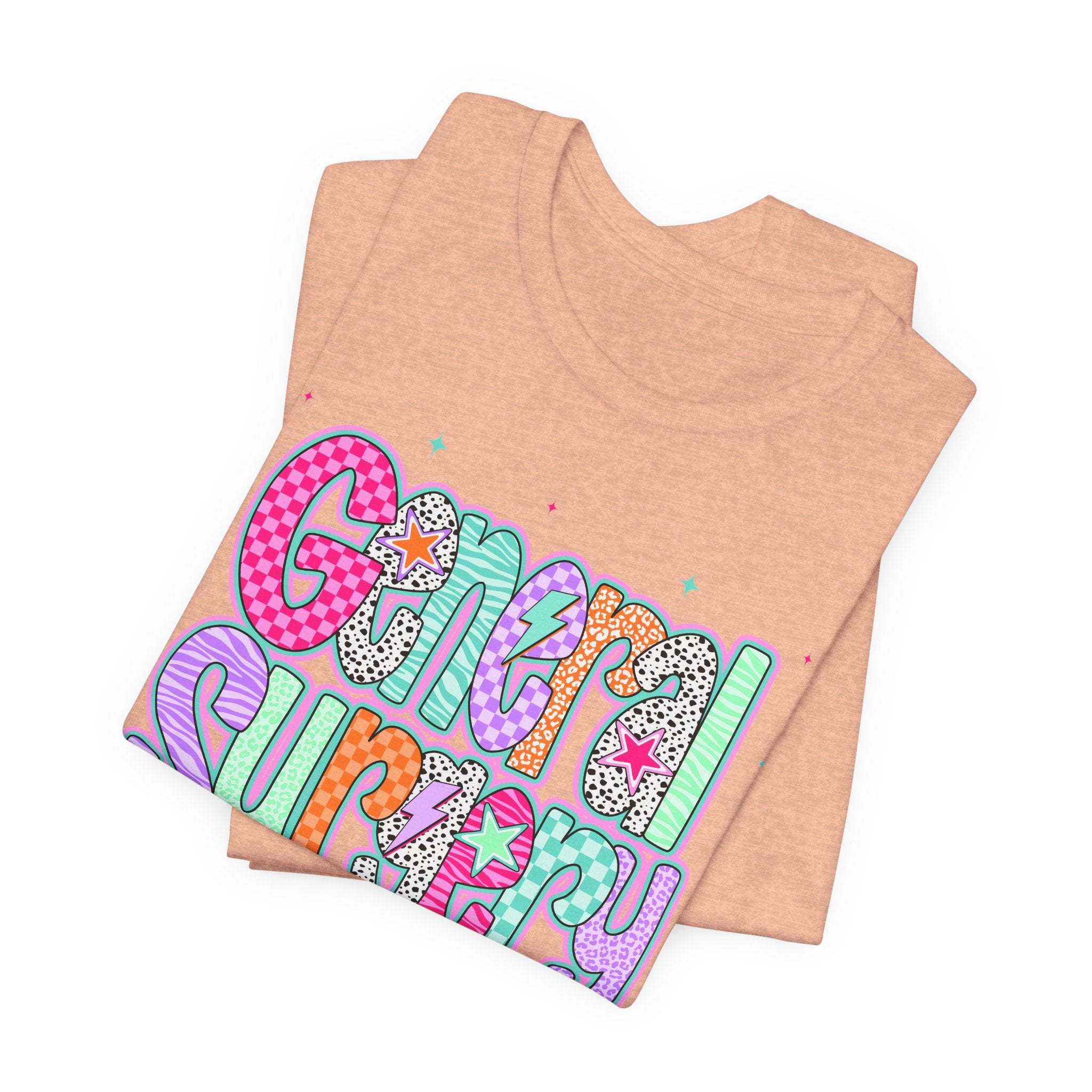 General Surgery Colorful Retro Nurse/Doctor T-Shirt