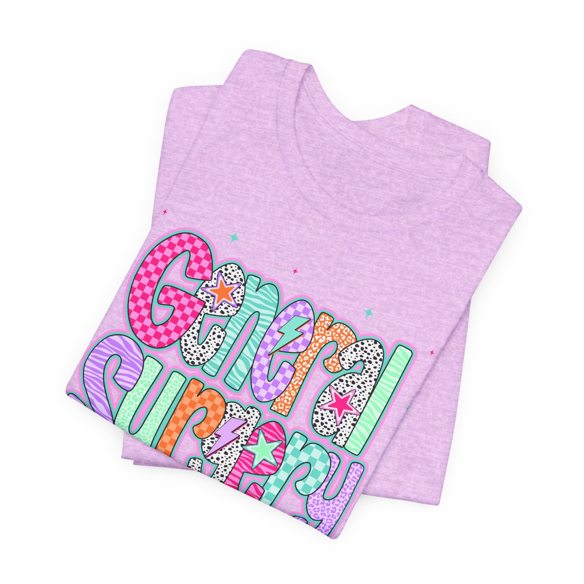 General Surgery Colorful Retro Nurse/Doctor T-Shirt