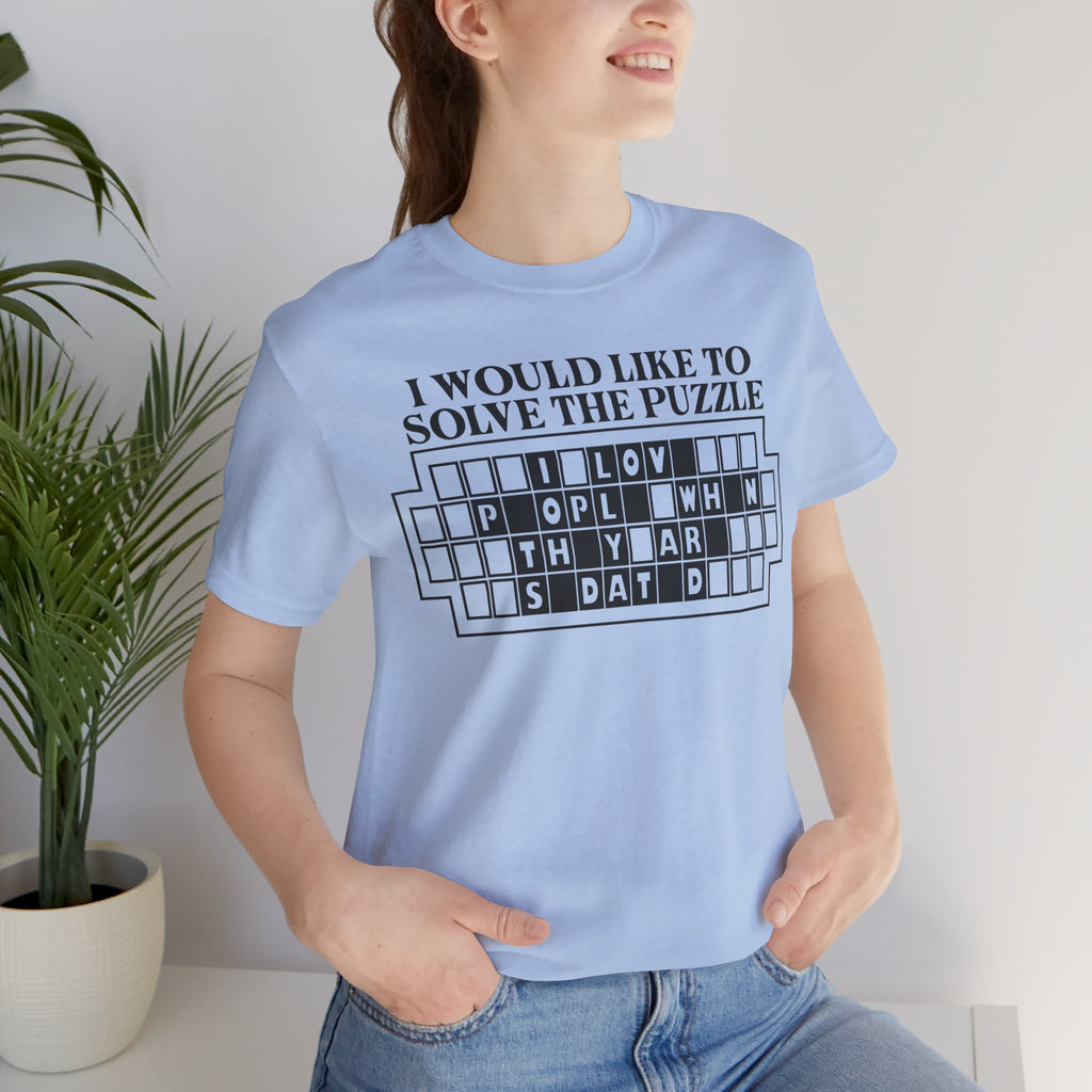 Solve The Puzzle Unisex Short Sleeve