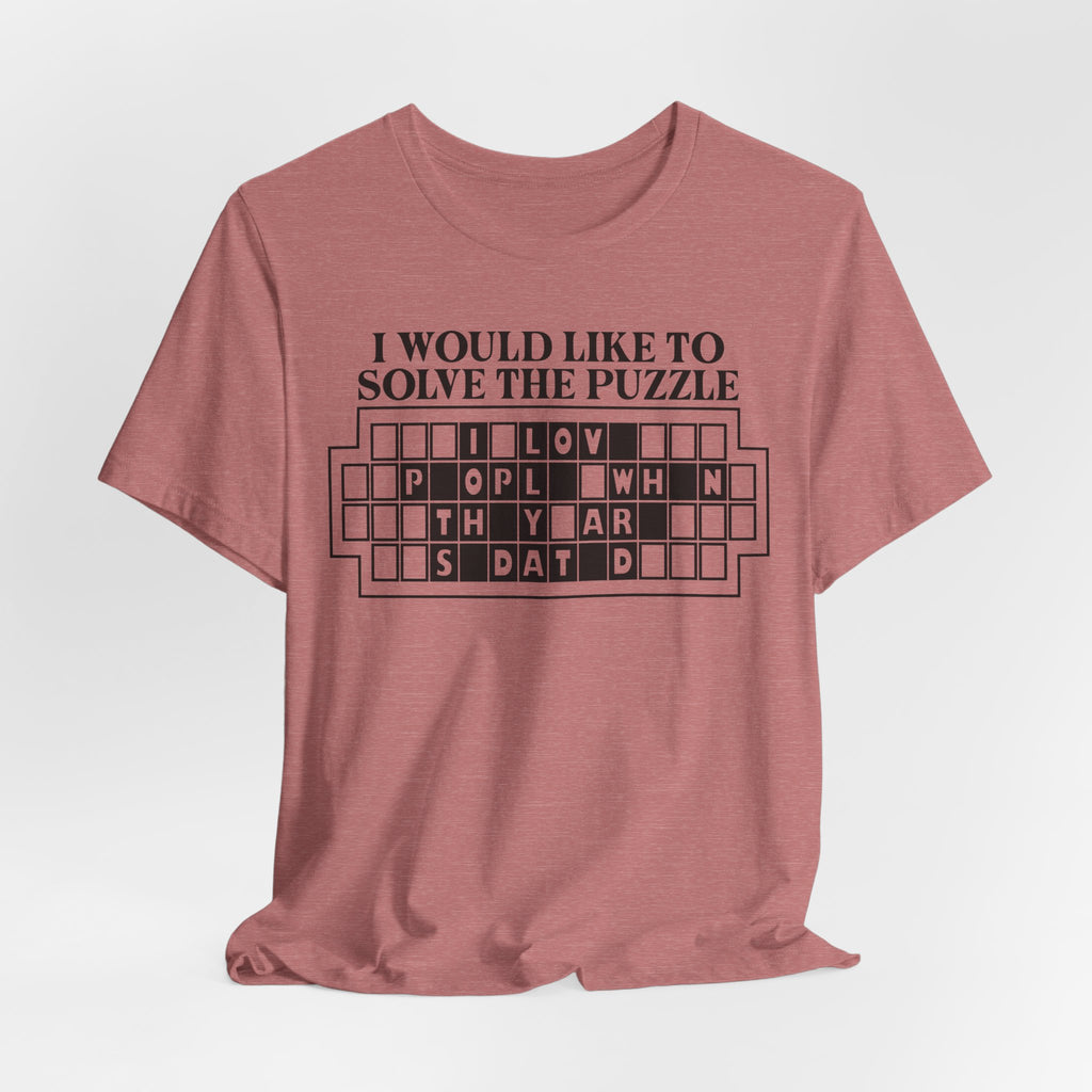 Solve The Puzzle Unisex Short Sleeve