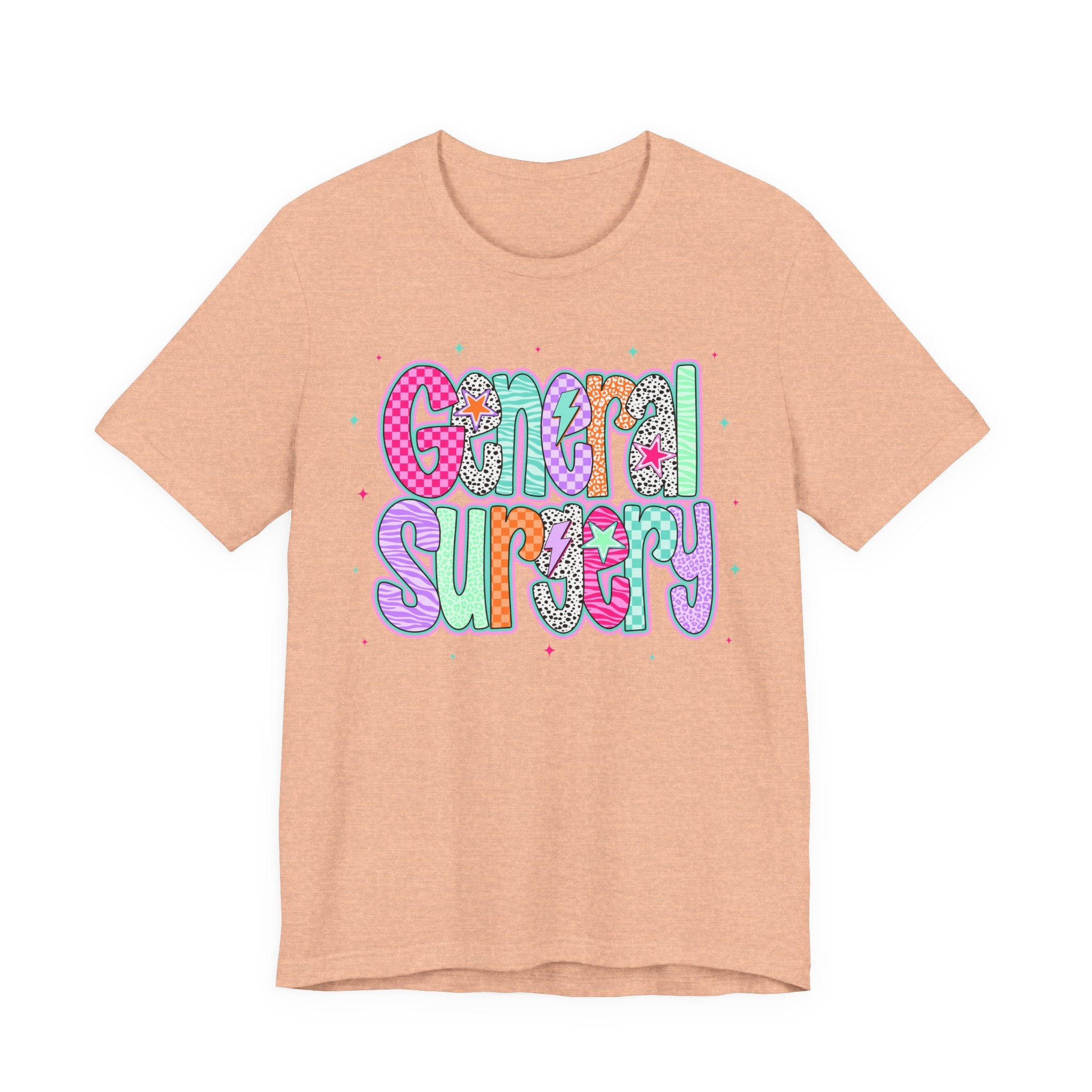 General Surgery Colorful Retro Nurse/Doctor T-Shirt