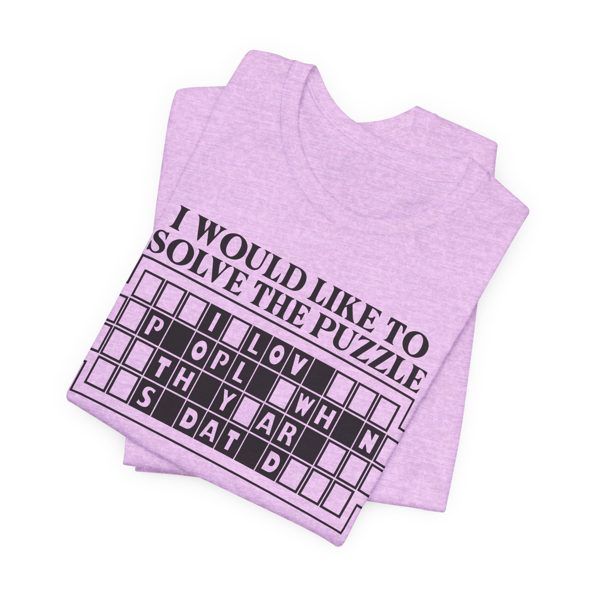 Solve The Puzzle Unisex Short Sleeve