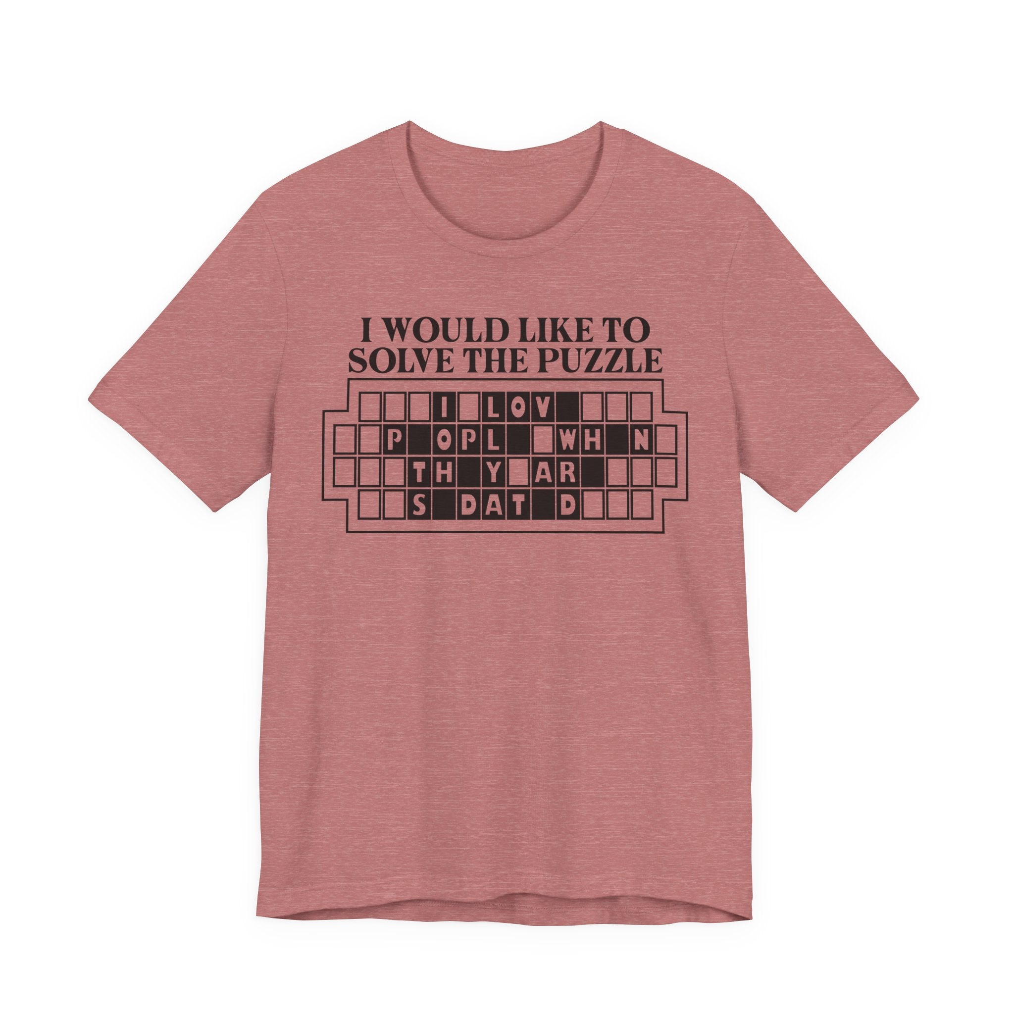 Solve The Puzzle Unisex Short Sleeve