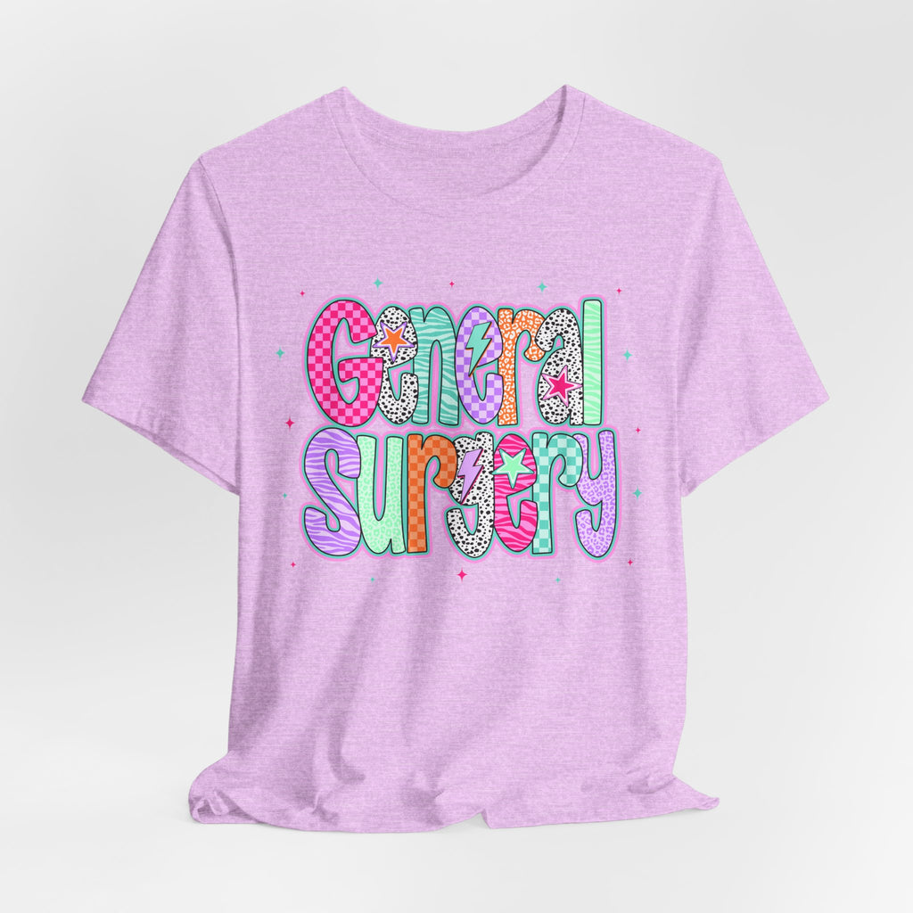 General Surgery Colorful Retro Nurse/Doctor T-Shirt