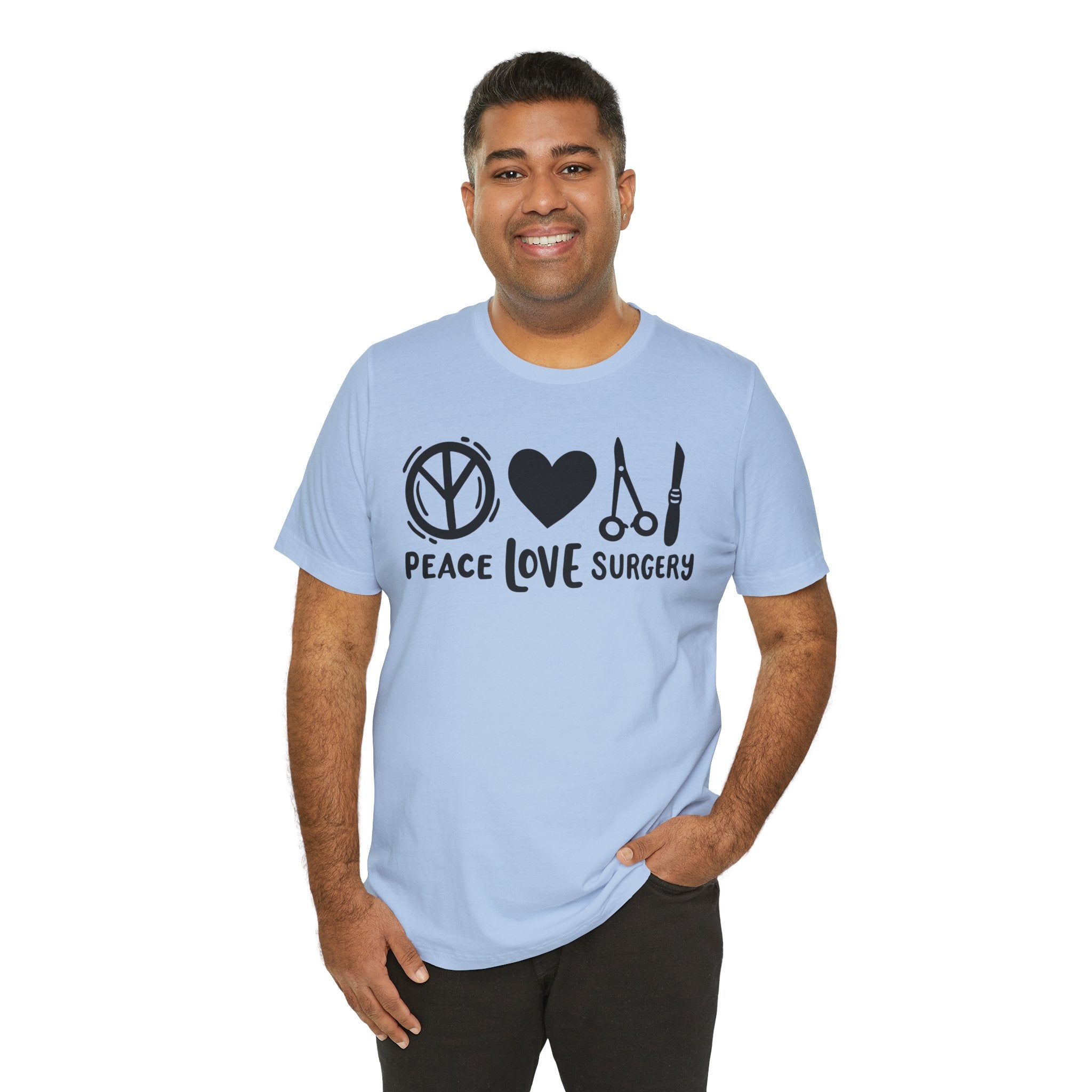Peace, Love, Surgery Unisex Short Sleeve