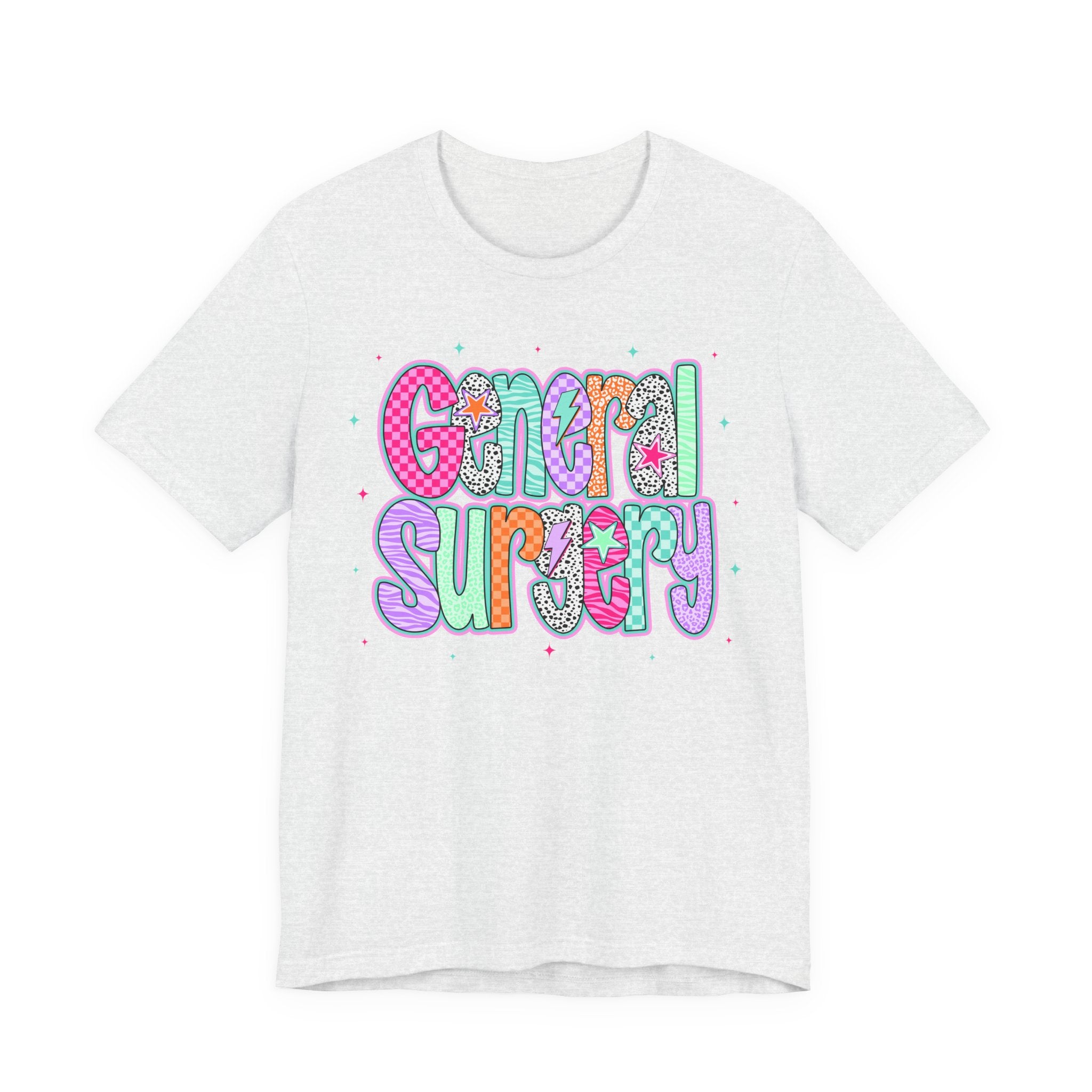 General Surgery Colorful Retro Nurse/Doctor T-Shirt