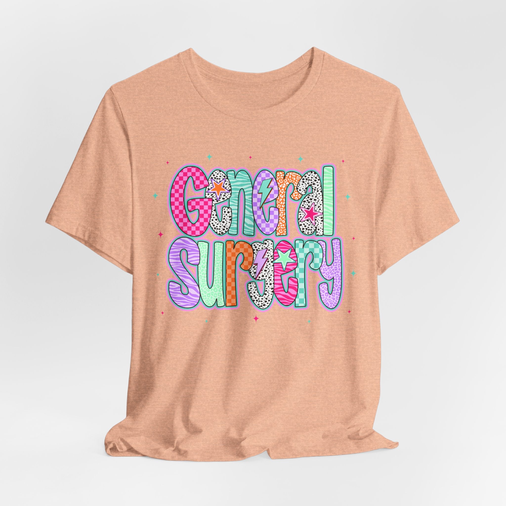 General Surgery Colorful Retro Nurse/Doctor T-Shirt