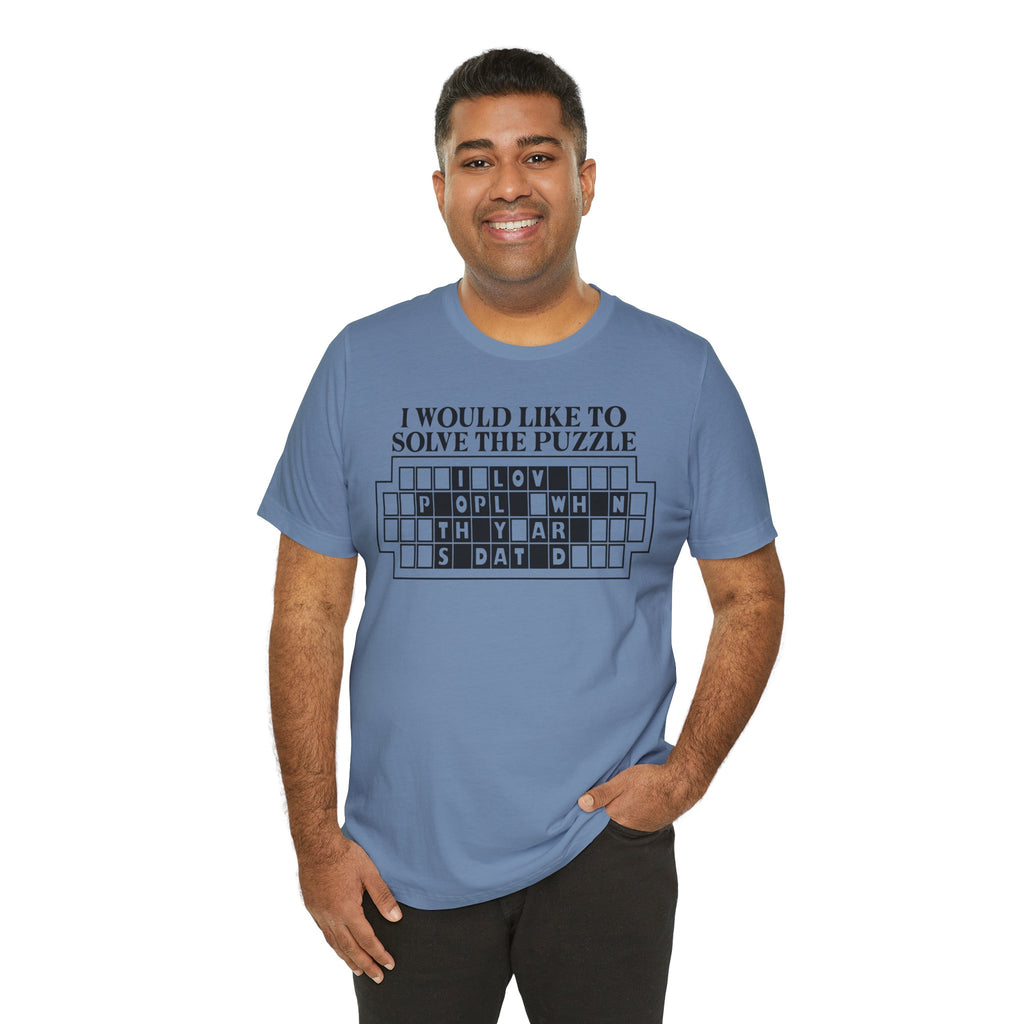 Solve The Puzzle Unisex Short Sleeve