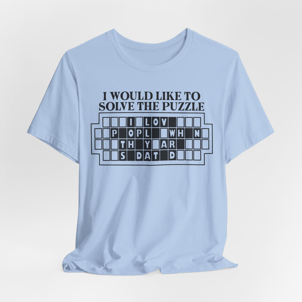 Solve The Puzzle Unisex Short Sleeve