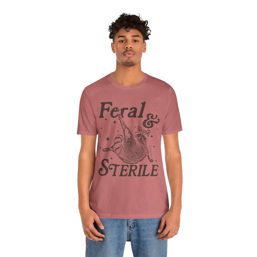 Feral & Sterile Raccoon Tee — Cute Spayed/Neutered Pet Awareness Shirt