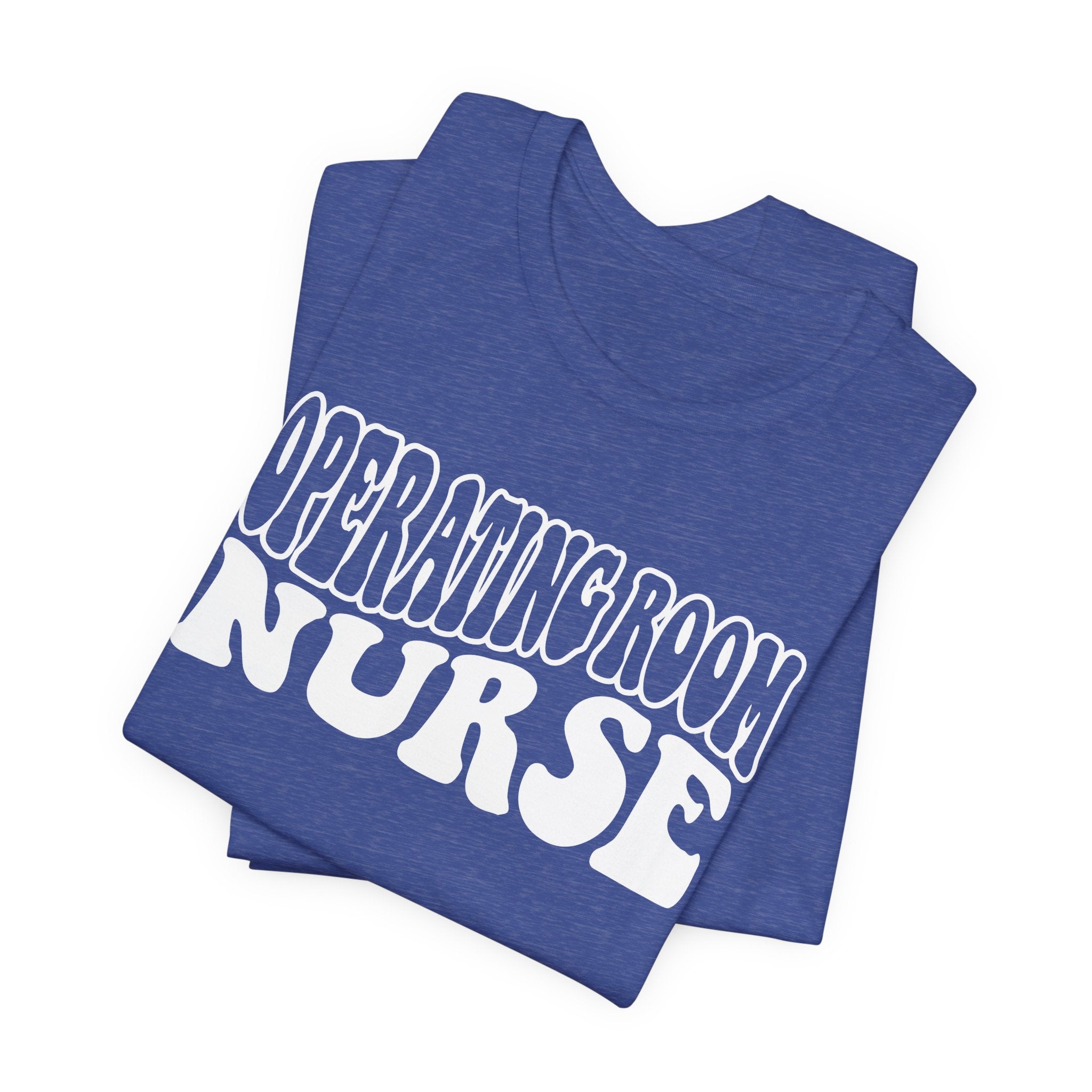 Operating Room Nurse T‑Shirt — Retro Script Surgical Nurse Tee