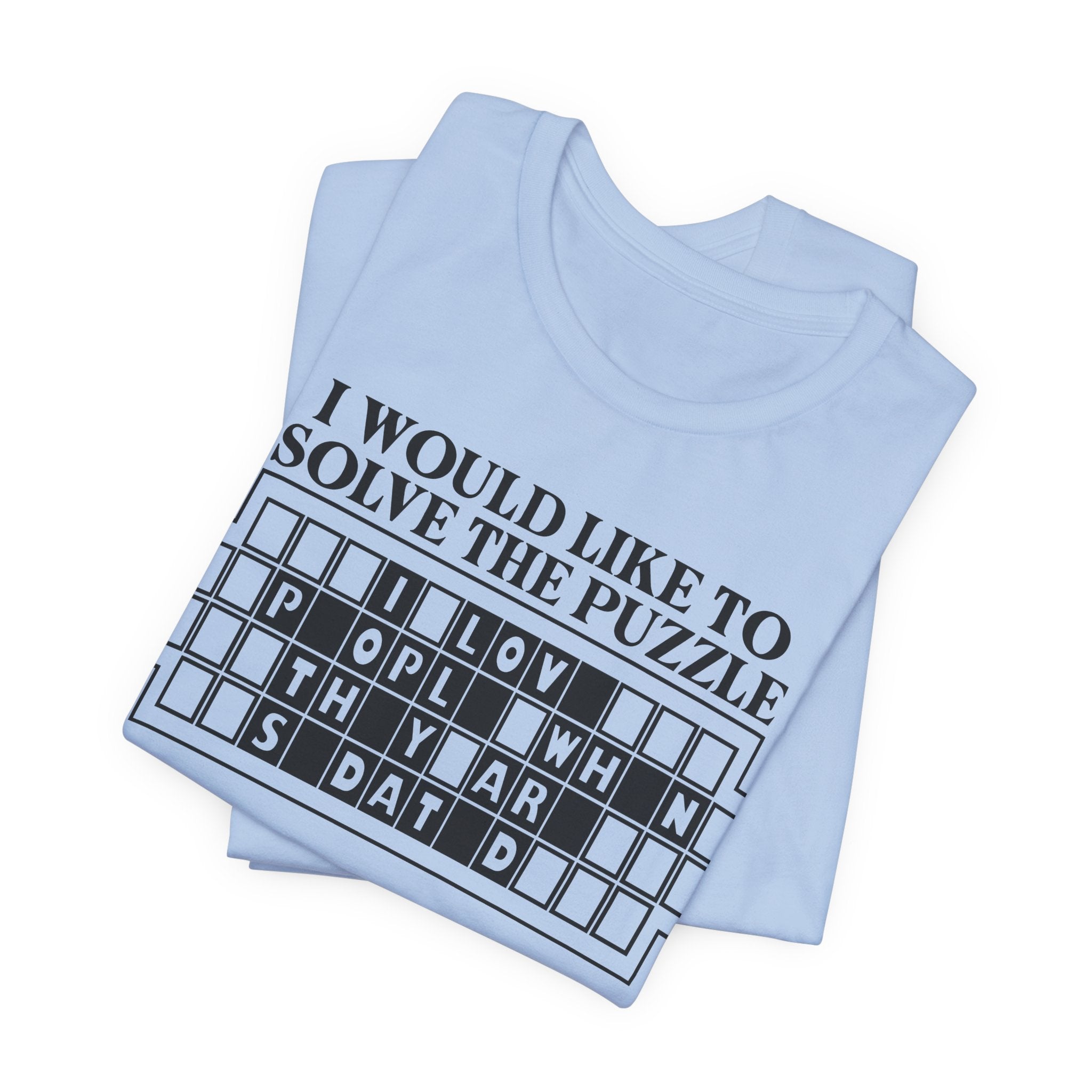 Solve The Puzzle Unisex Short Sleeve