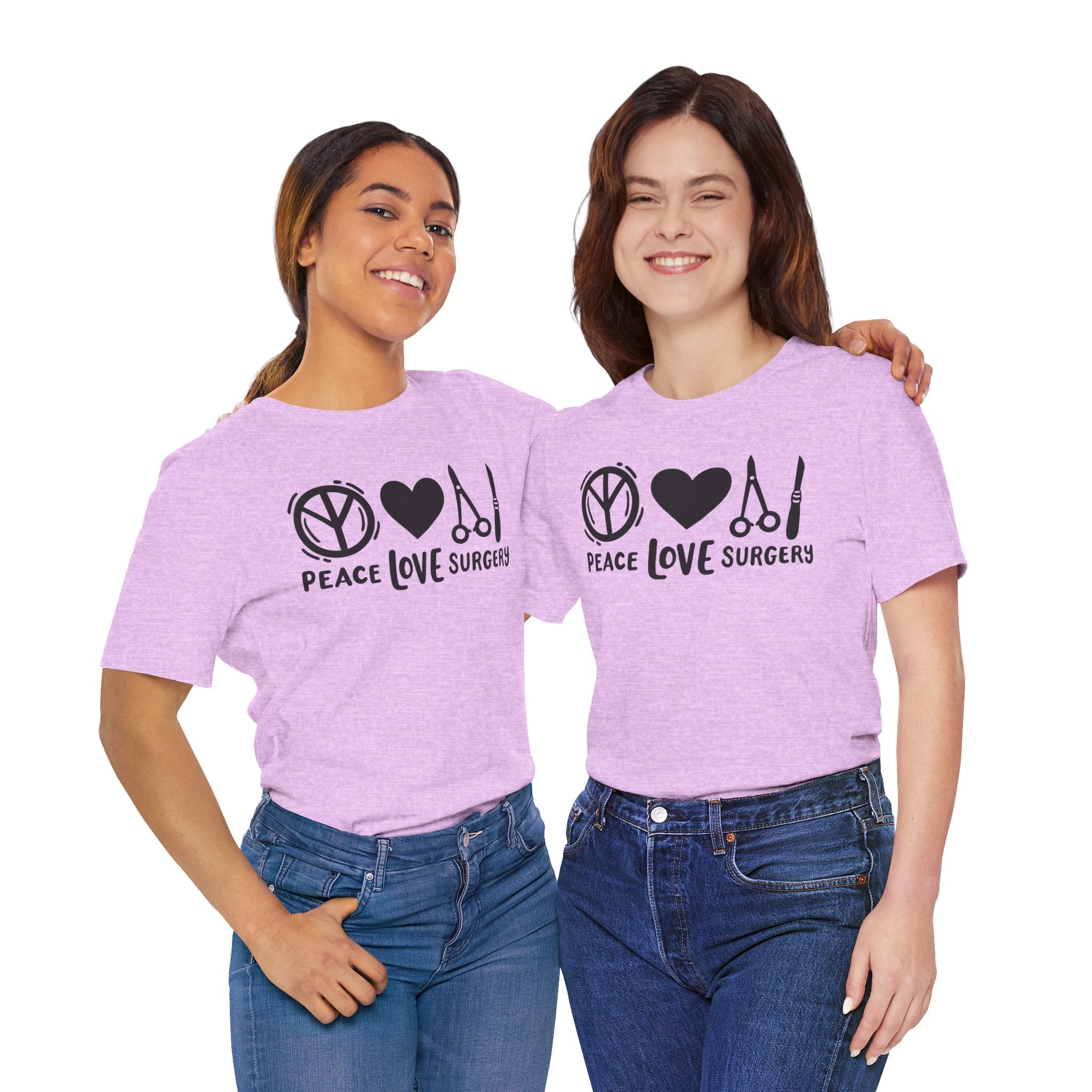 Peace, Love, Surgery Unisex Short Sleeve