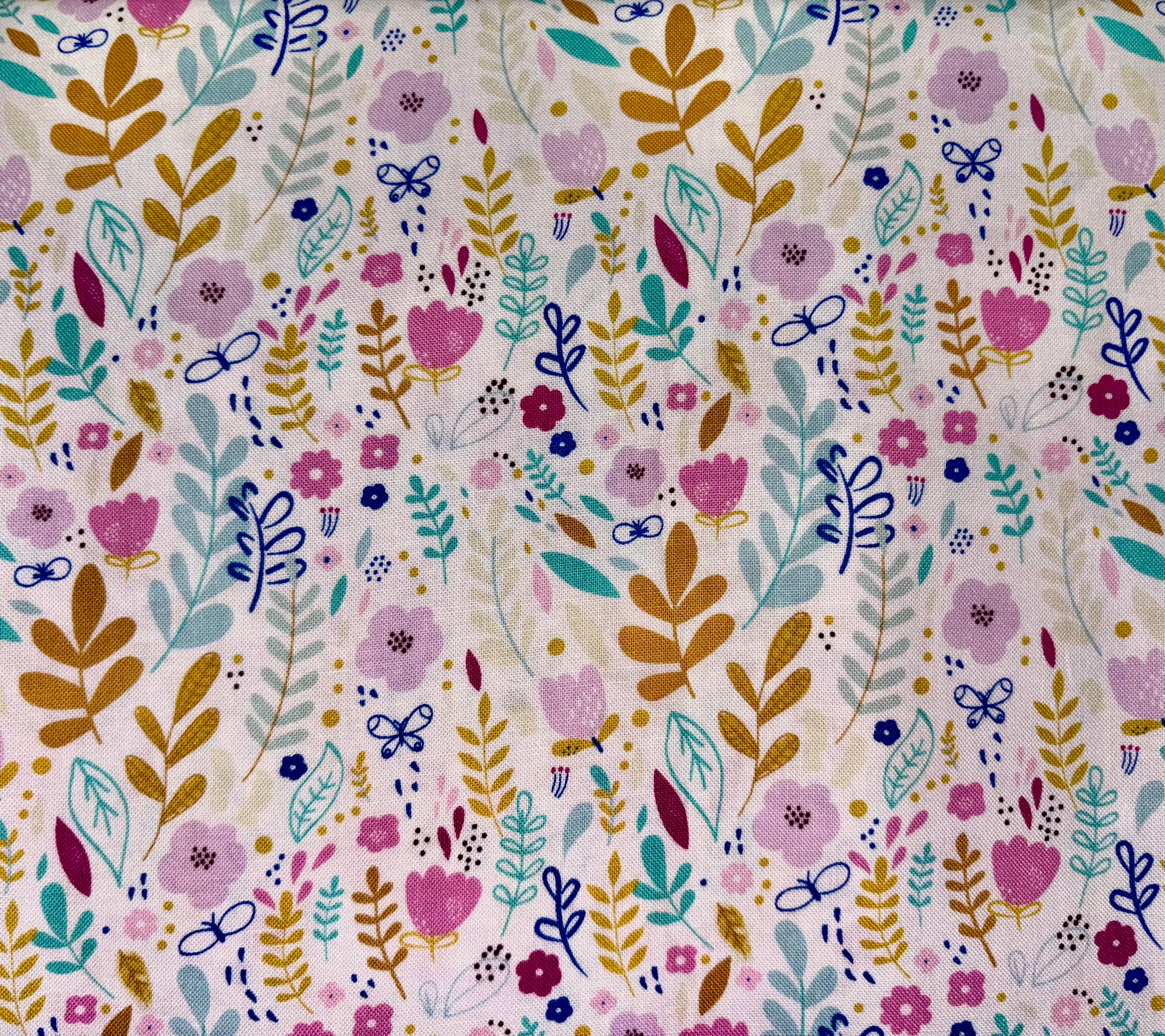 Small Floral on white