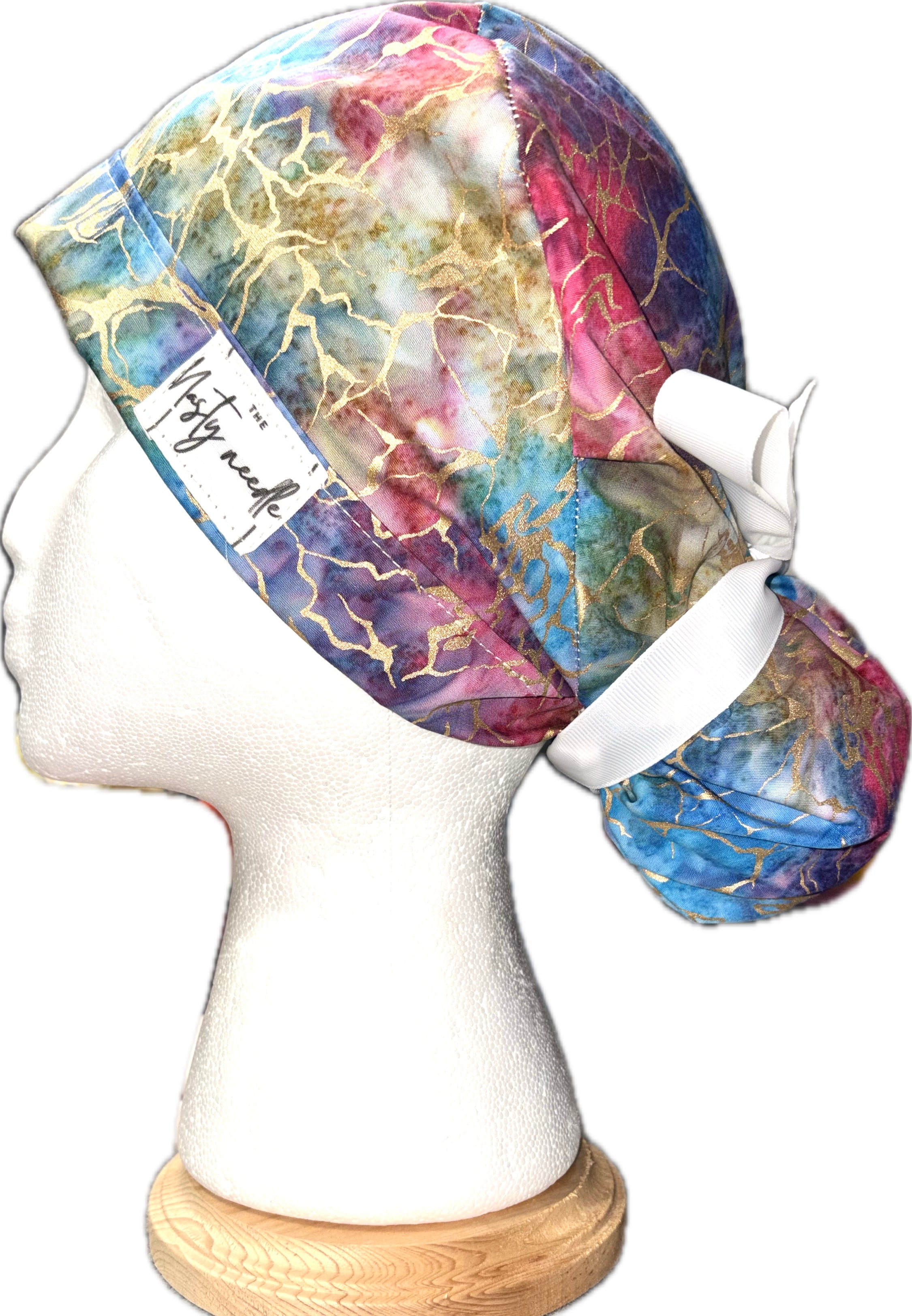 Rainbow/ Gold Marble