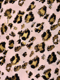 Gold Cheetah on Soft Pink