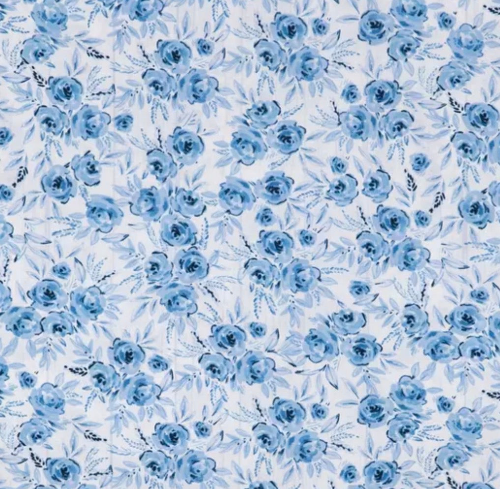 Blue Country Floral