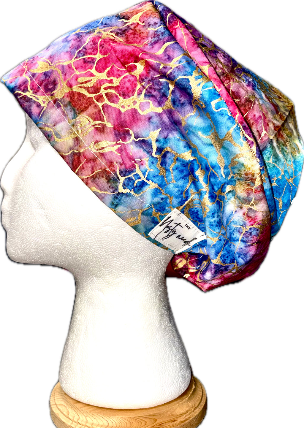 Rainbow/ Gold Marble