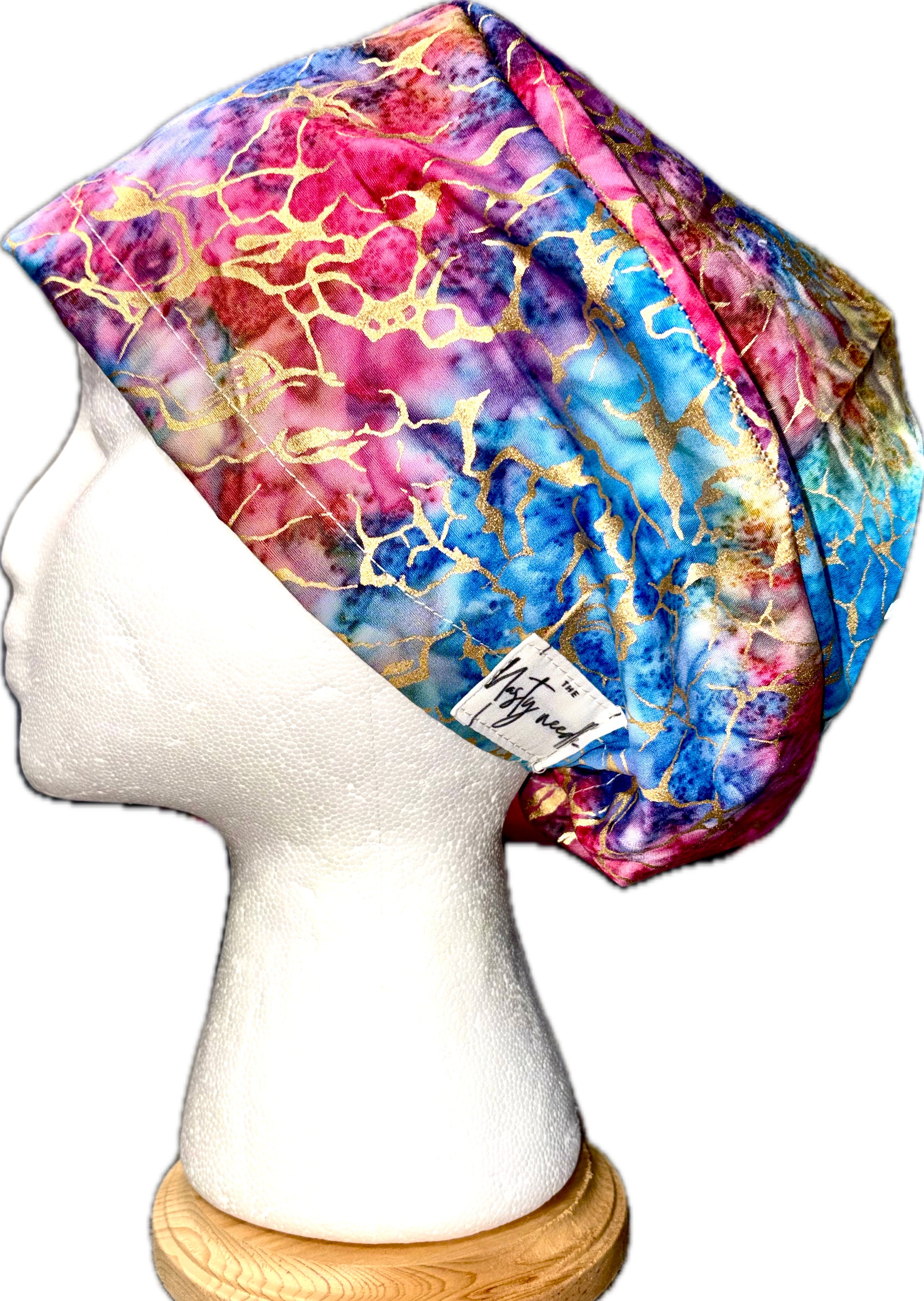 Rainbow/ Gold Marble